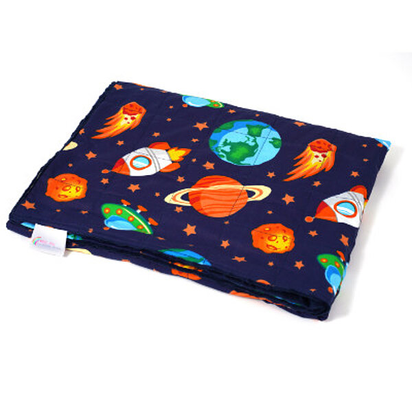 Spieldecke Beschwerungsdecke Gewichtsdecke Vest Pol Rehakinder Behinderung Hilfsmittel FiNiFuchs