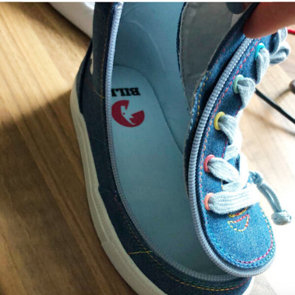 Kids Denim Rainbow Thread Billy Footwear Othesenschuhe FiNiFuchs