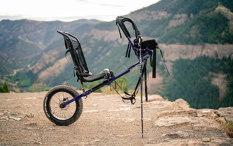 HUCKLEBERRY CASCADE-Gelaenderollstuhl-Kinderhilfsmittel