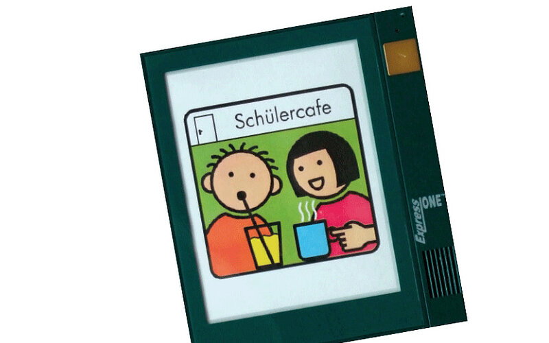 ExpressOne Sprechende Taste Unterstuetzte_Kommunikation_Taster FiNiFuchs