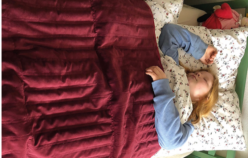 Flauschi Decke Beluga Gewichtsdecke Beschwerungsdecke