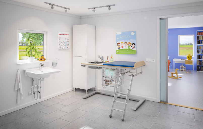 Wickeltisch Kinder Behinderung Granberg FiNiFuchs